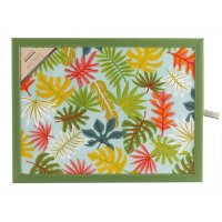 Andrews Living Knietablett mit Kissen Leaf Collage