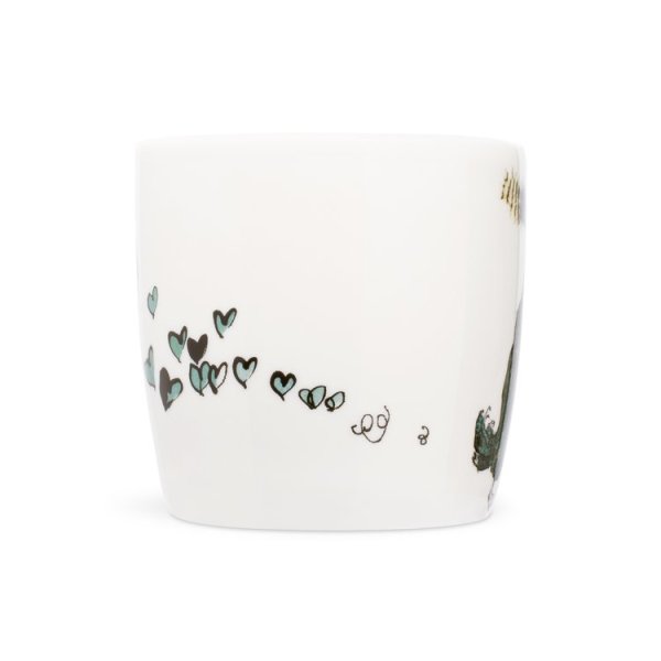 Kaffeebecher Fine Bone China Anna Wright "I Love You" Made in England