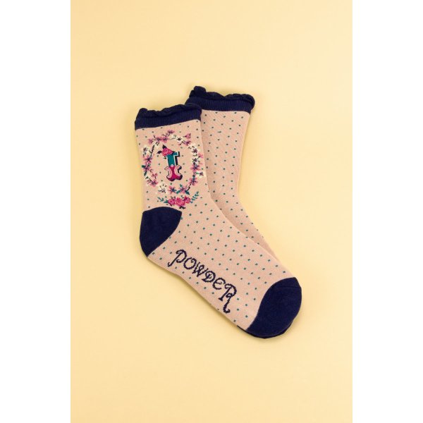 POWDER Damen Socken Alphabet I