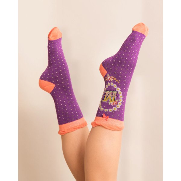 POWDER Damen Socken Alphabet M