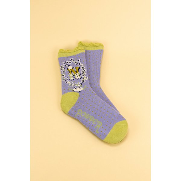 POWDER Damen Socken Alphabet N