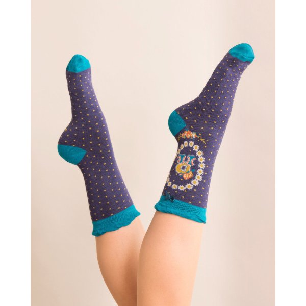 POWDER Damen Socken Alphabet R