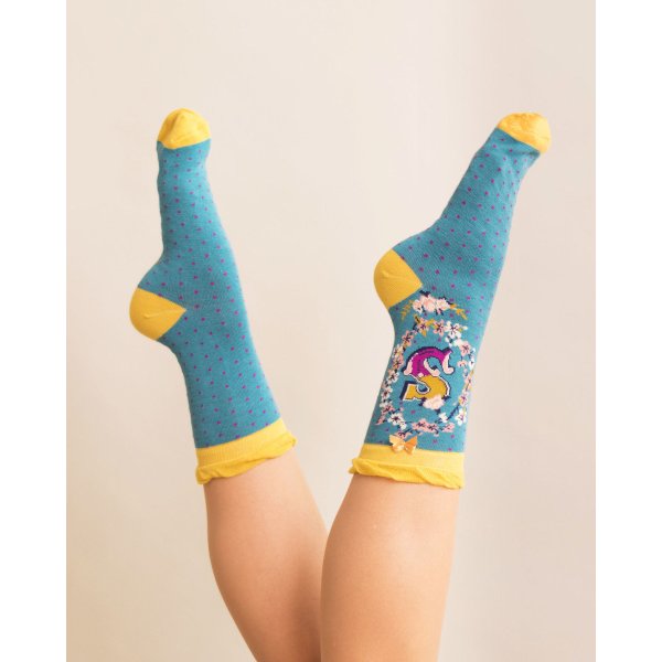 POWDER Damen Socken Alphabet S