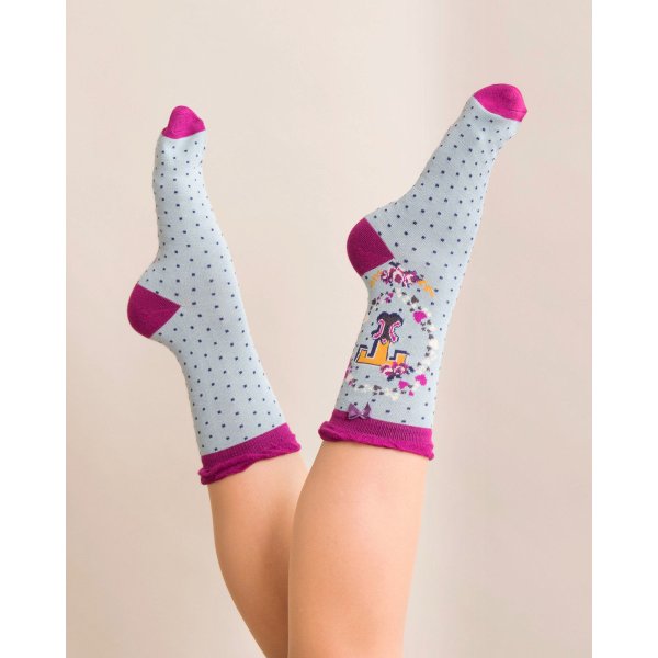 POWDER Damen Socken Alphabet T