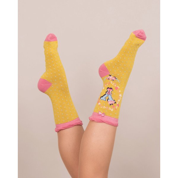 POWDER Damen Socken Alphabet Y