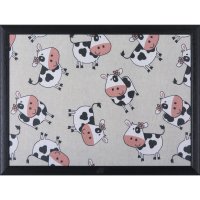 Andrews Living Knietablett mit Kissen Crazy Cows