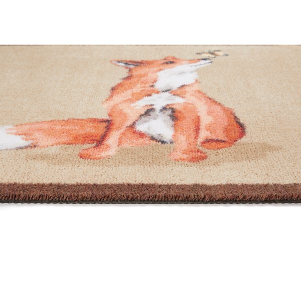 Hug Rug Design Fußmatte 65x85 - Ginger Fox