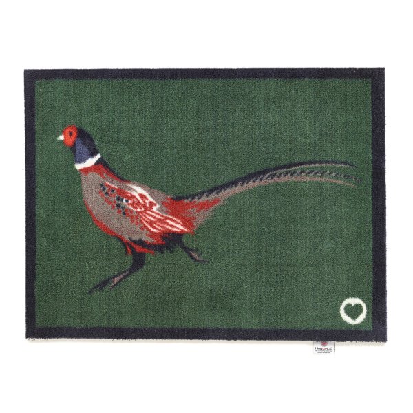 Hug Rug Design Fußmatte 65x85 - Pheasant 2 green