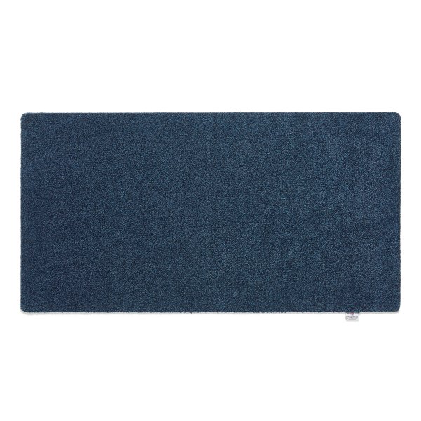 Hug Rug Plain Range Runner Fußmatte aus England Indigo 80 x 150 cm