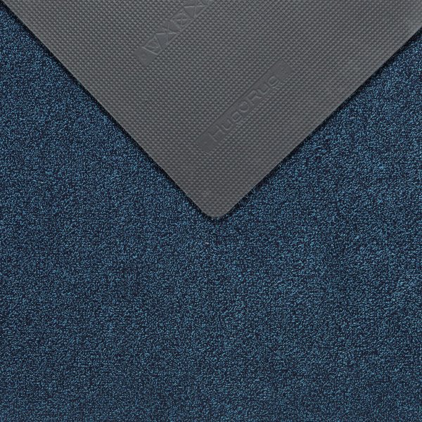 Hug Rug Plain Range Runner Fußmatte aus England Indigo 80 x 150 cm