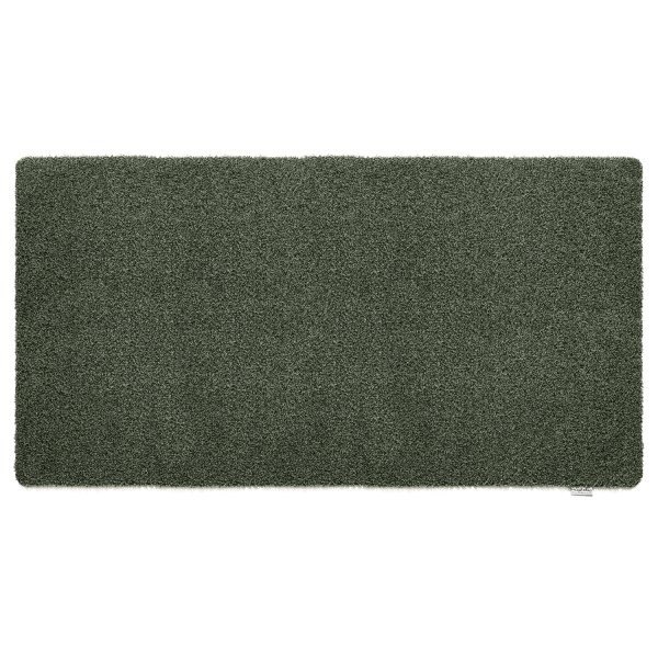 Hug Rug Plain Range Runner Fußmatte aus England Sage Green 80 x 150 cm