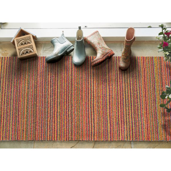 Hug Rug Plain Range Runner Fußmatte aus England Candy Bright 80*150 Streifen Vertikal